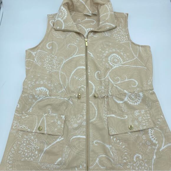 Zenergy by Chicos Neema Desert Printed Vest - Picture 4 of 7